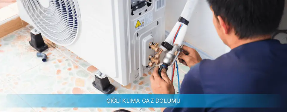 Çiğli İlçemi Beko Klima Gaz Dolumu